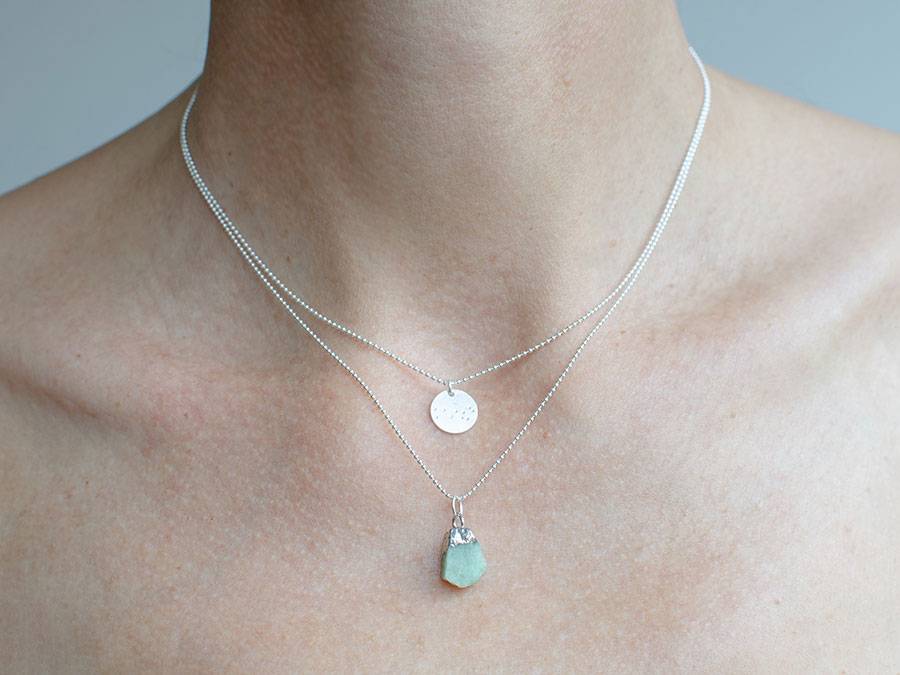 Renna Deluxe GEBURTSSTEIN Mai Kette Silber