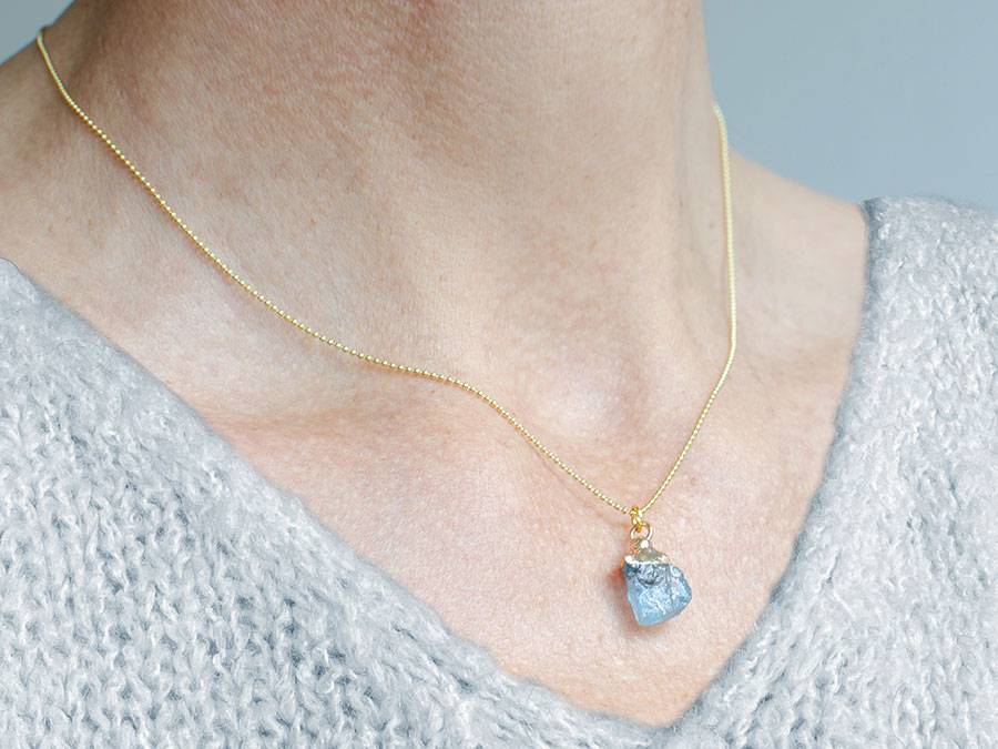 Renna Deluxe GEBURTSSTEIN März Kette Gold