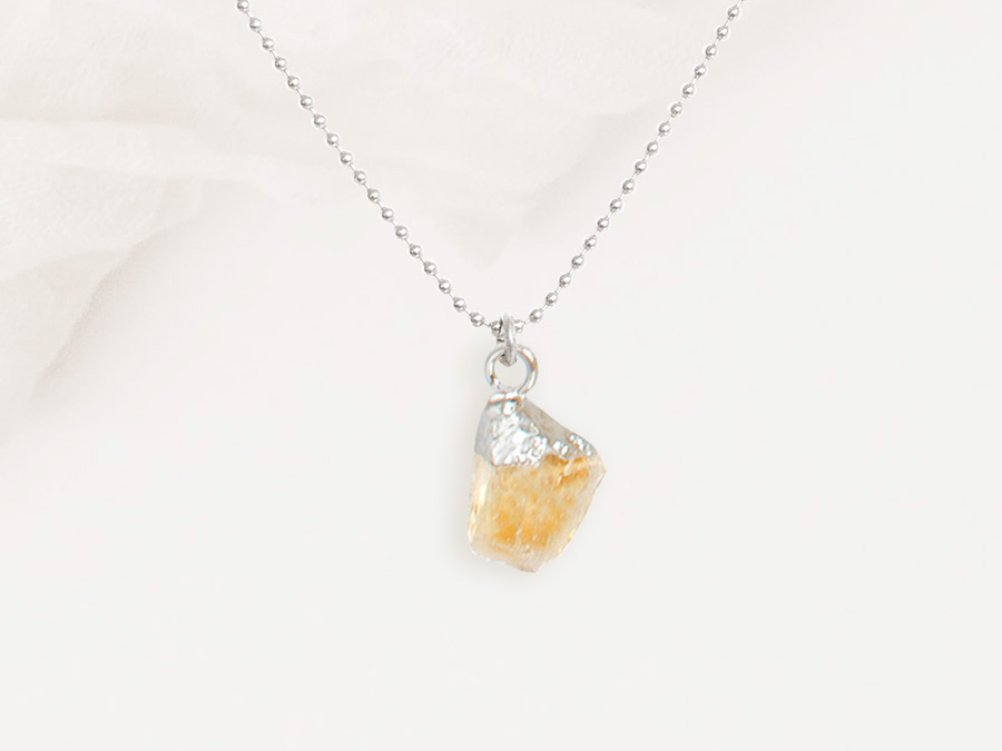 Renna Deluxe GEBURTSSTEIN November Kette Silber