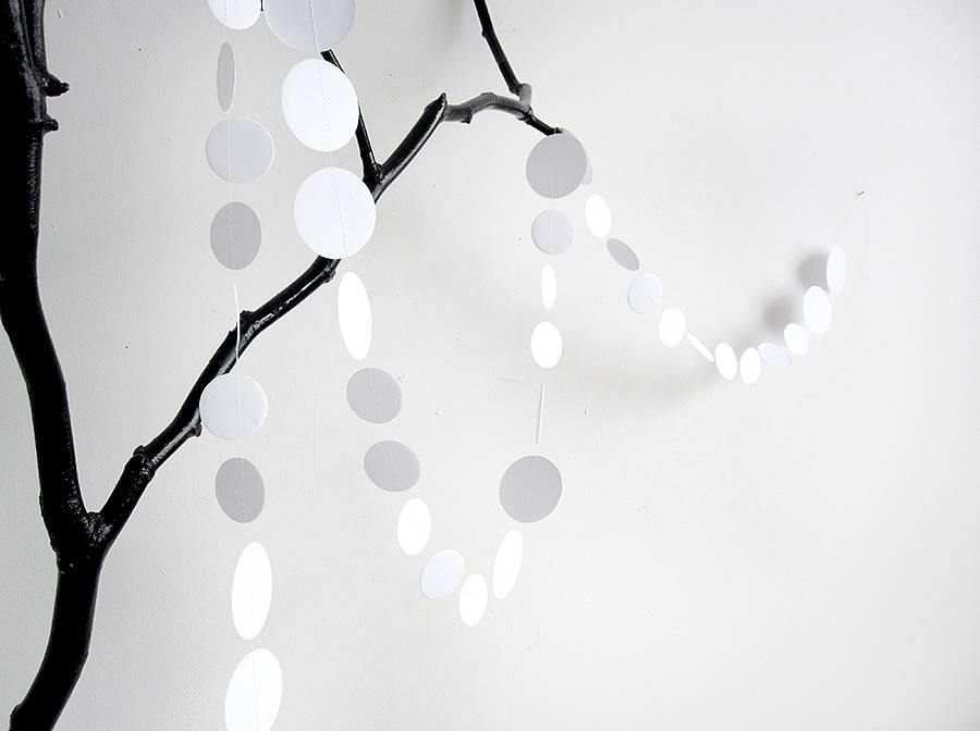 Renna Deluxe Girlande Punkte In Weiß