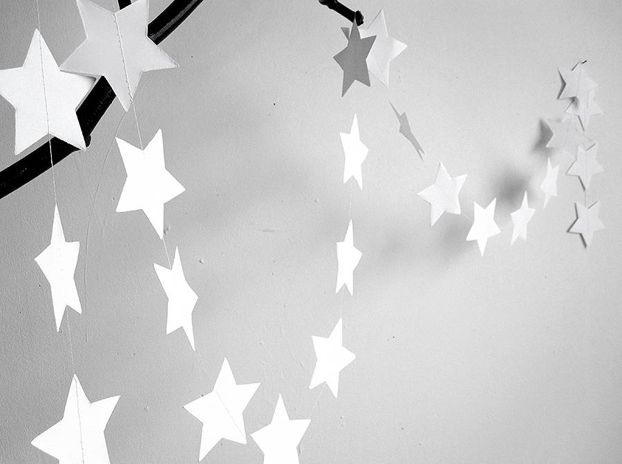 Renna Deluxe Girlande STERN In Weiß