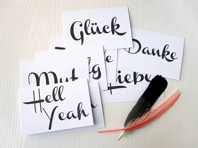 Renna Deluxe Glück // Klappkarte