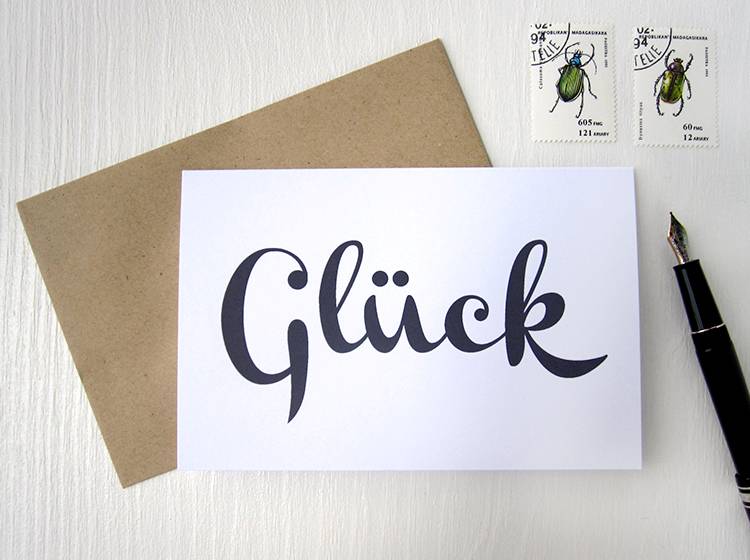 Renna Deluxe Glück // Klappkarte