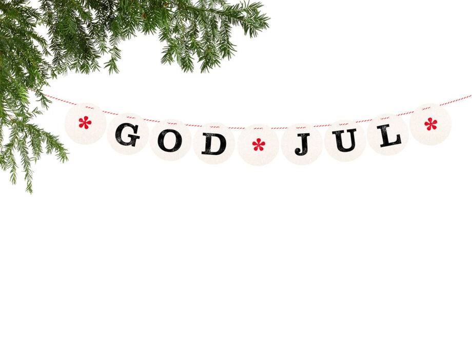 Renna Deluxe GOD JUL Girlande