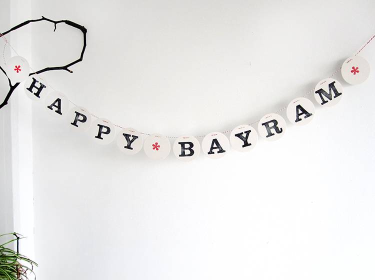 Renna Deluxe Happy BAYRAM Girlande