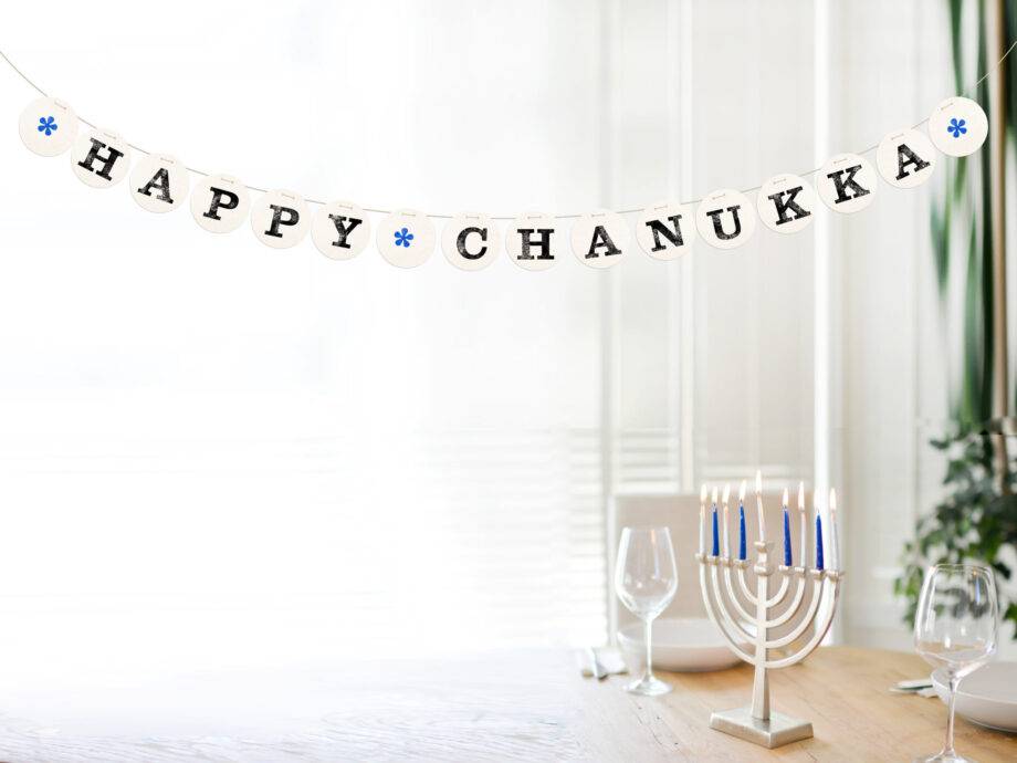 Renna Deluxe HAPPY CHANUKKA Girlande