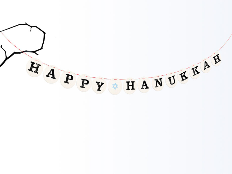 Renna Deluxe HAPPY HANUKKAH Girlande