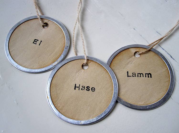 Renna Deluxe HASE EI LAMM Osteranhänger Im 3er Set