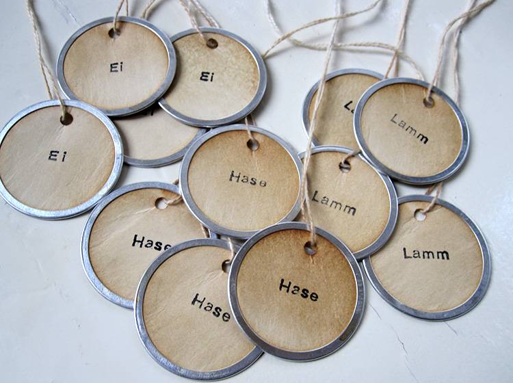 Renna Deluxe HASE EI LAMM Osteranhänger Im 3er Set