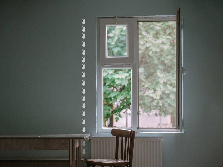 Renna Deluxe Hasen Girlande Senkrecht