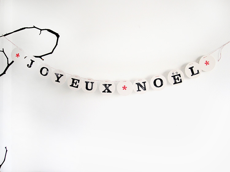 Renna Deluxe JOYEUX NOËL Girlande