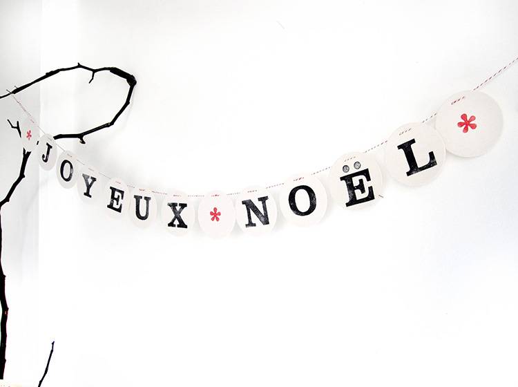 Renna Deluxe JOYEUX NOËL Girlande