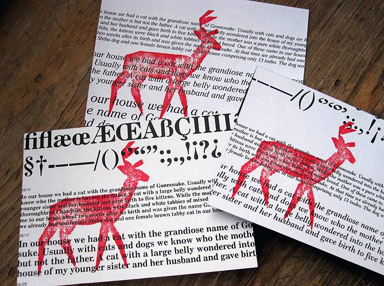 Renna Deluxe Klappkarte Mit Hirsch