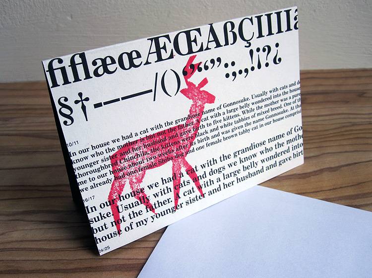 Renna Deluxe Klappkarte mit Hirsch