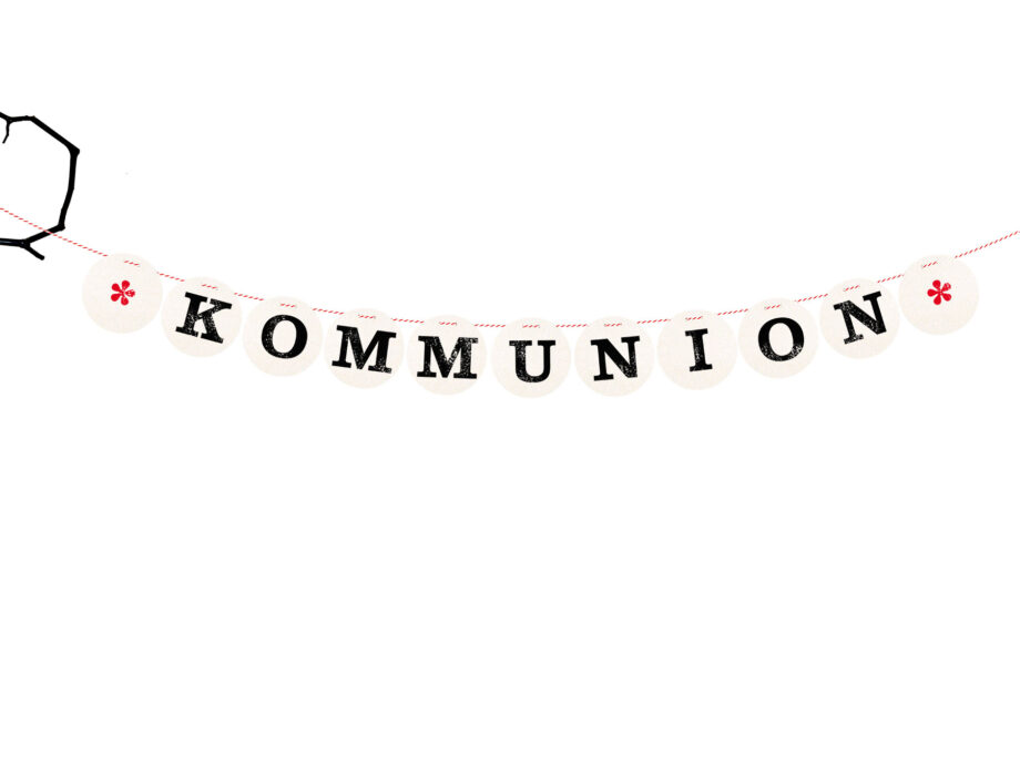 Renna Deluxe Kommunion Girlande