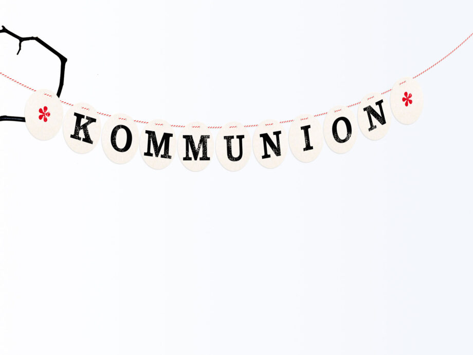 Renna Deluxe Kommunion Girlande