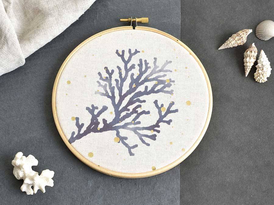 Renna Deluxe Korallen-Ast, Bild Mit Gold