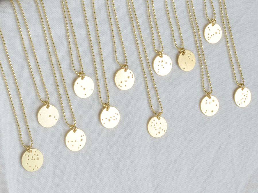 Renna Deluxe KREBS Sternzeichen Kette Gold