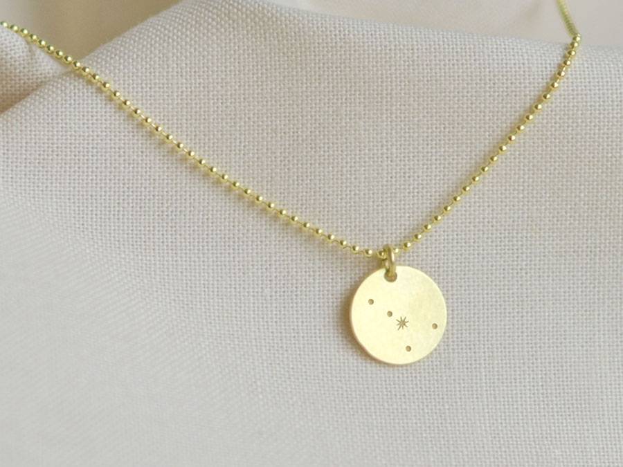 Renna Deluxe KREBS Sternzeichen Kette Gold