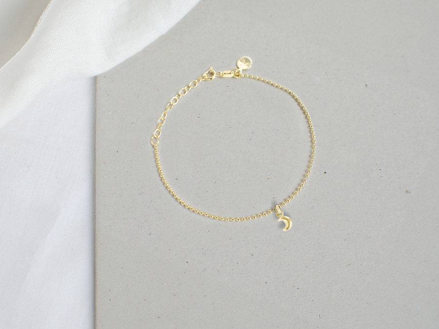Renna Deluxe Kugel Armband Mit MOND Gold