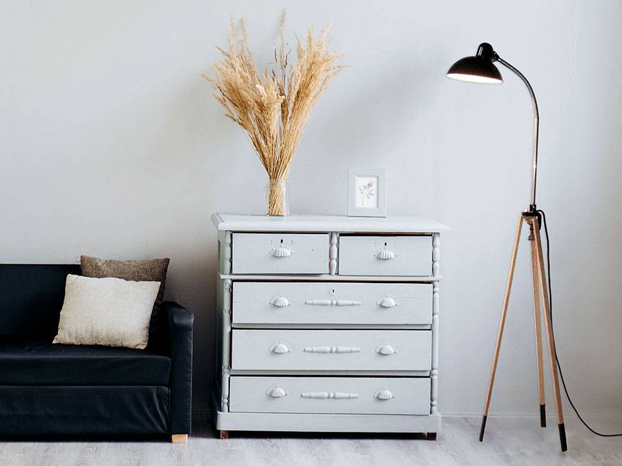 Renna Deluxe Lampengestell Stativ 90 Aus Eiche