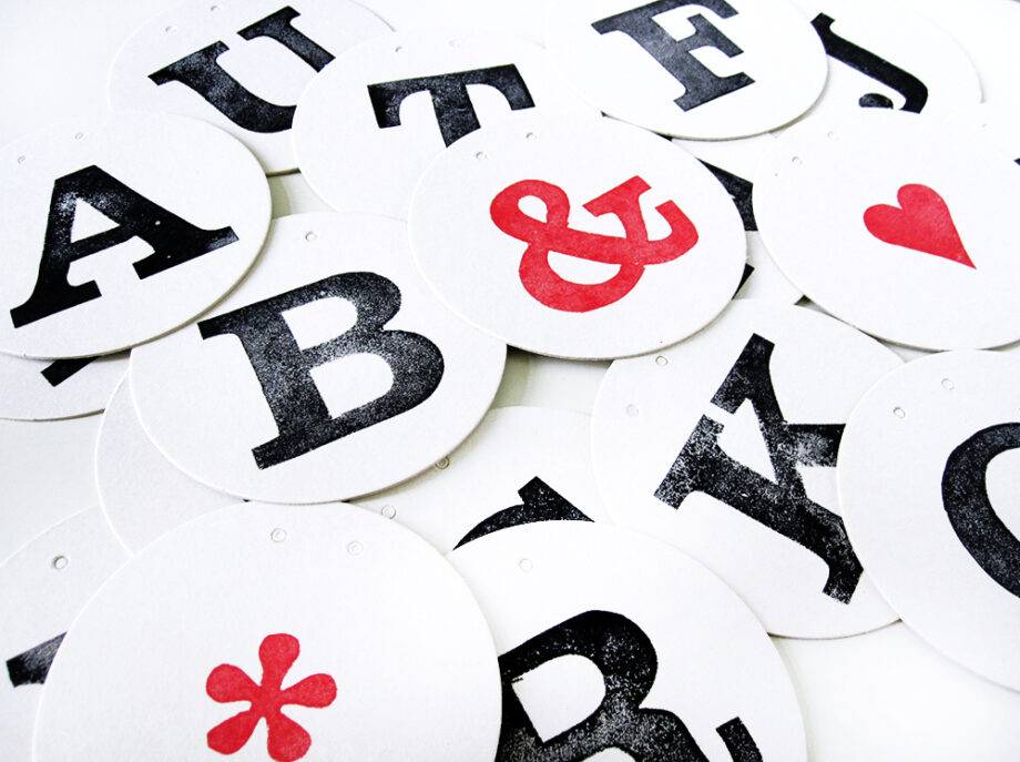 Renna Deluxe LET IT SNOW Girlande