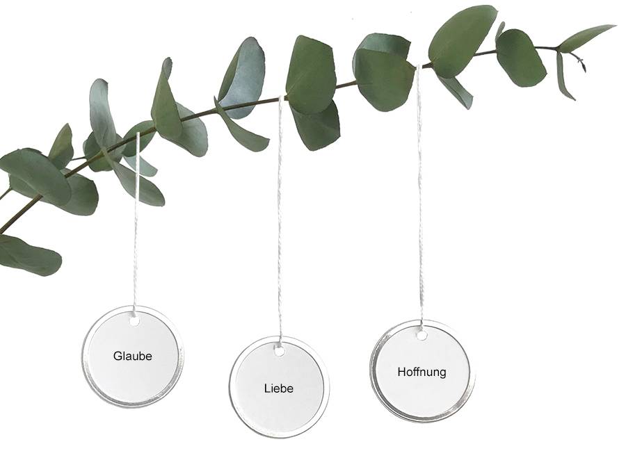 Renna Deluxe LIEBE GLAUBE HOFFNUNG 3er Set