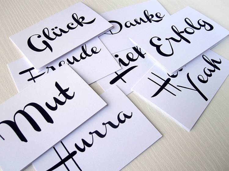 Renna Deluxe LIEBE // Klappkarte