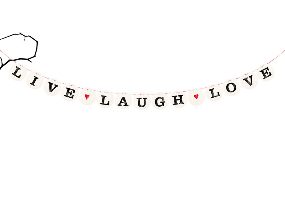 Renna Deluxe LIVE LAUGH LOVE Girlande