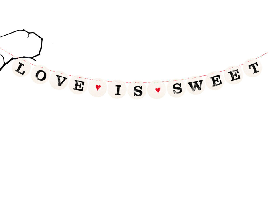 Renna Deluxe LOVE IS SWEET Girlande