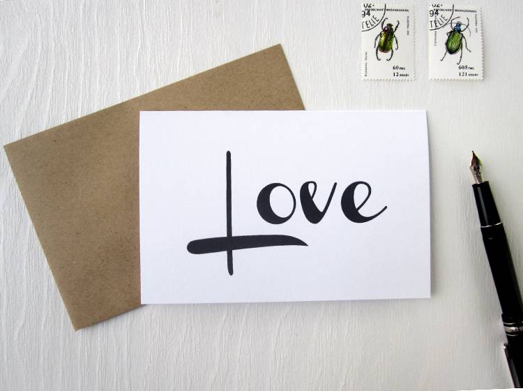 Renna Deluxe LOVE // Klappkarte