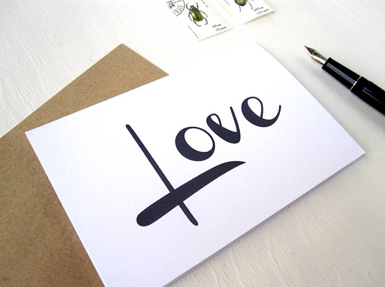 Renna Deluxe LOVE // Klappkarte