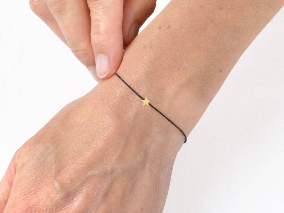 Renna Deluxe MAKE A WISH – STERN Armband Gold