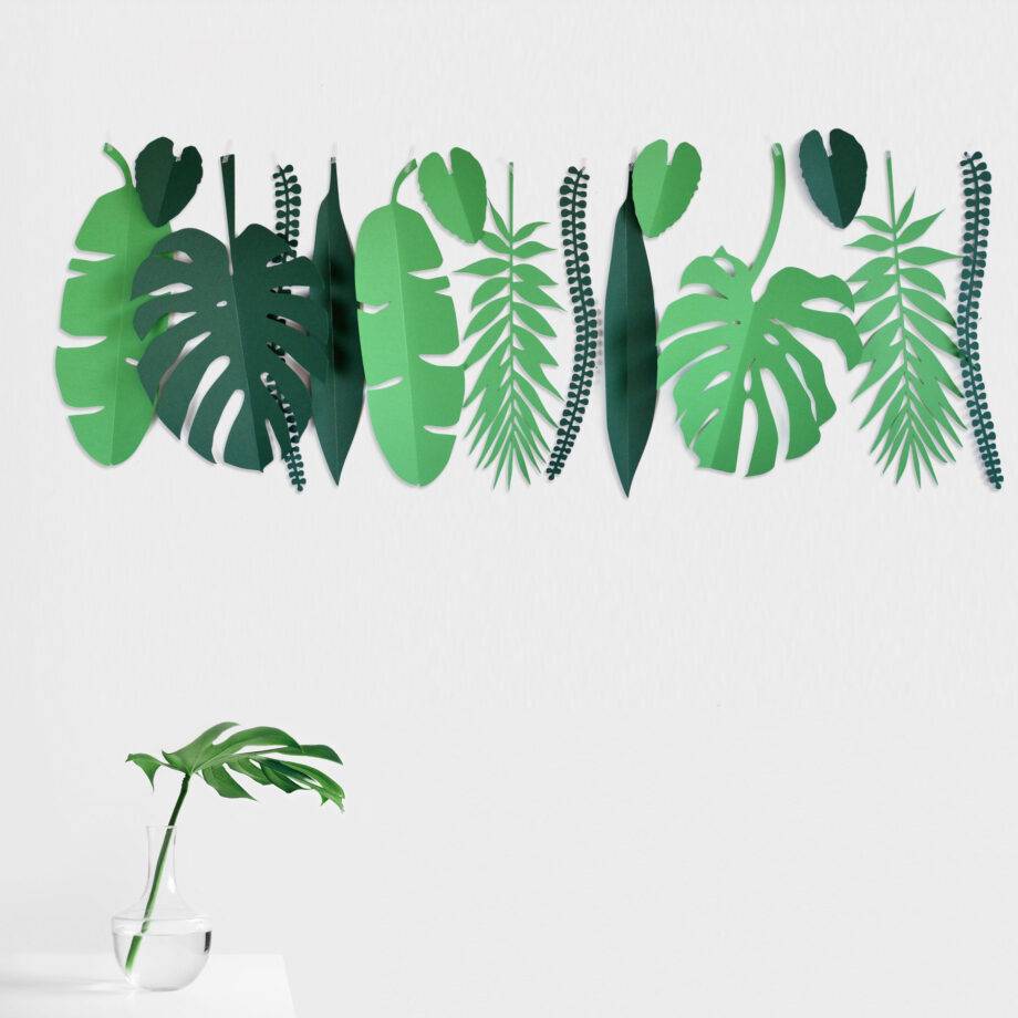Renna Deluxe Monstera, Palme, TROPEN Wanddekoration