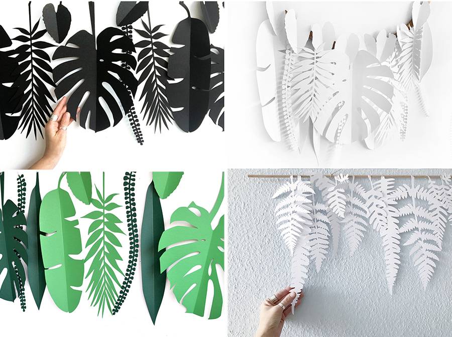Renna Deluxe Monstera, Palme, TROPEN Wanddekoration