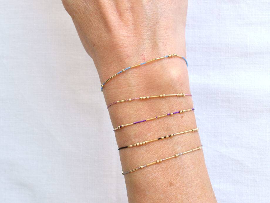 Renna Deluxe MORSE CODE Armband In Gold