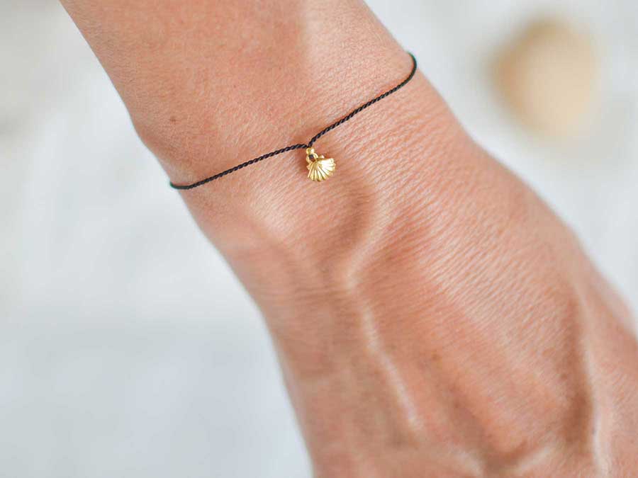 Renna Deluxe MUSCHEL Armband Gold