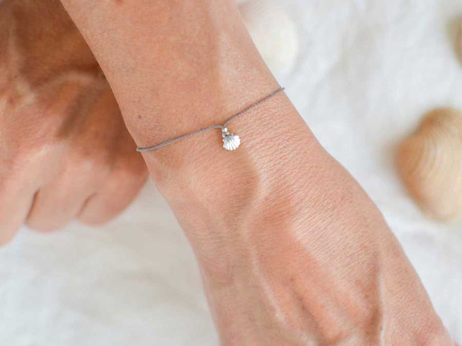 Renna Deluxe MUSCHEL Armband Silber