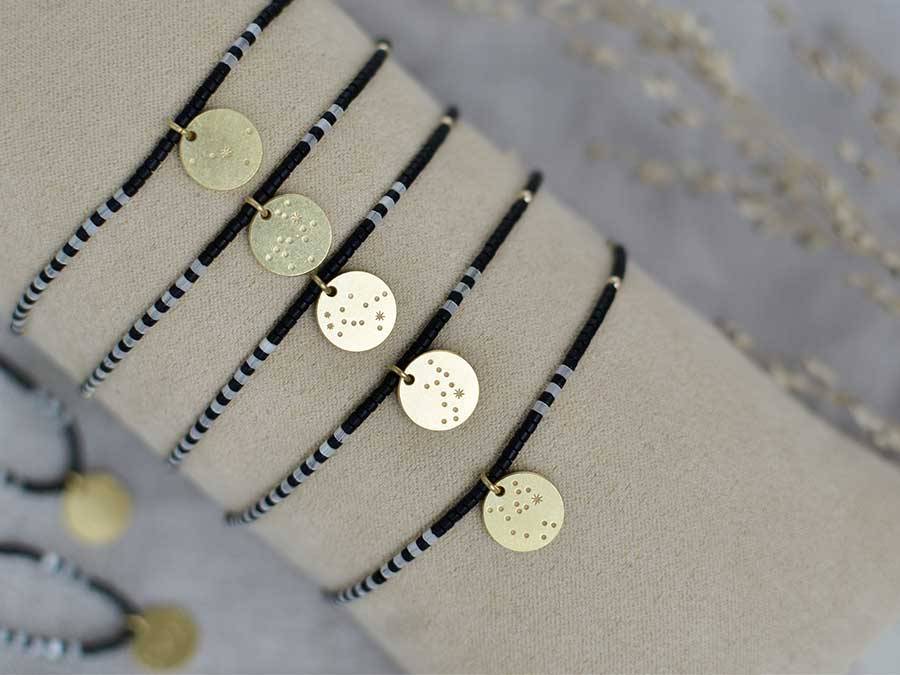 Renna Deluxe ORION Sternbild Armband Gold