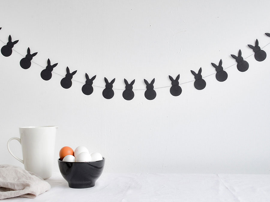 Renna Deluxe Osterei Zum Anhängen In Schwarz