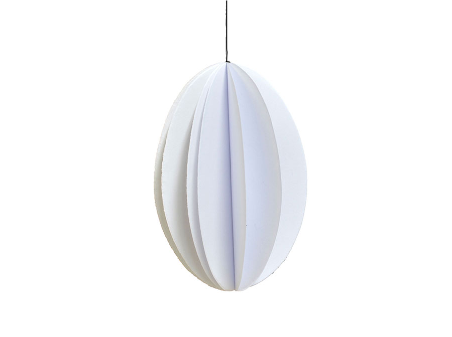 Renna Deluxe Osterei zum Anhängen Weiß