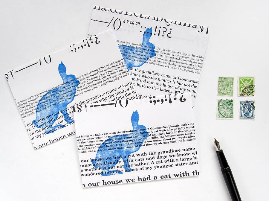 Renna Deluxe Osterkarte Hase Mit Osterhase In Blau