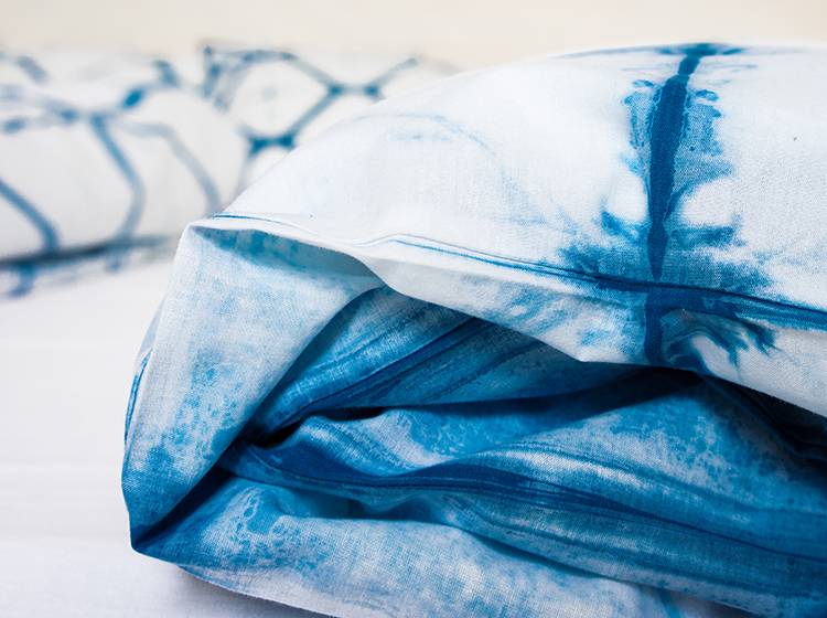 Renna Deluxe Shibori Bettwäsche Handgefärbt