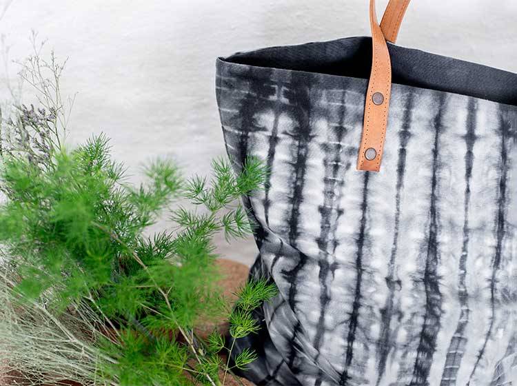 Renna Deluxe Shibori Shopper Blau