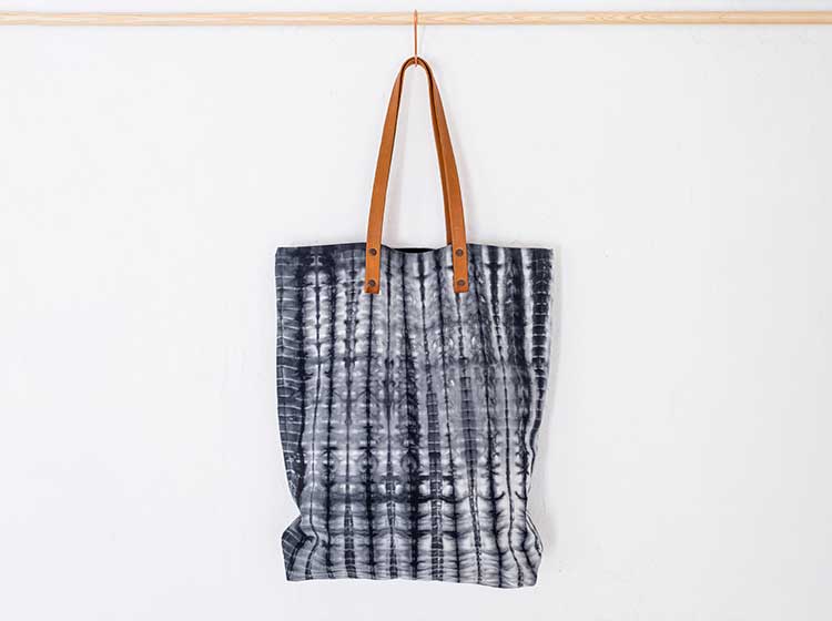 Renna Deluxe Shibori Shopper Blau