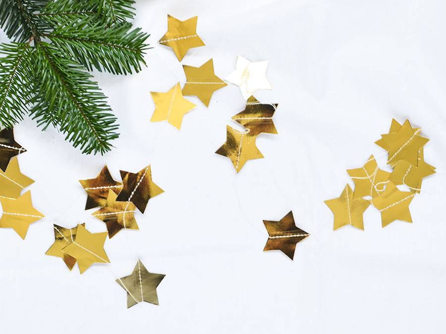 Renna Deluxe Sternengirlande Gold