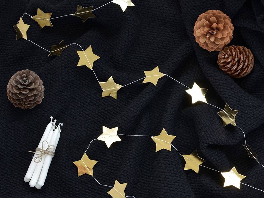 Renna Deluxe Sternengirlande Gold