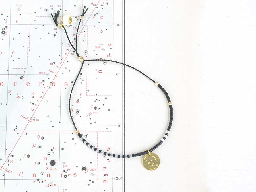 Renna Deluxe STERNZEICHEN Armband Gold