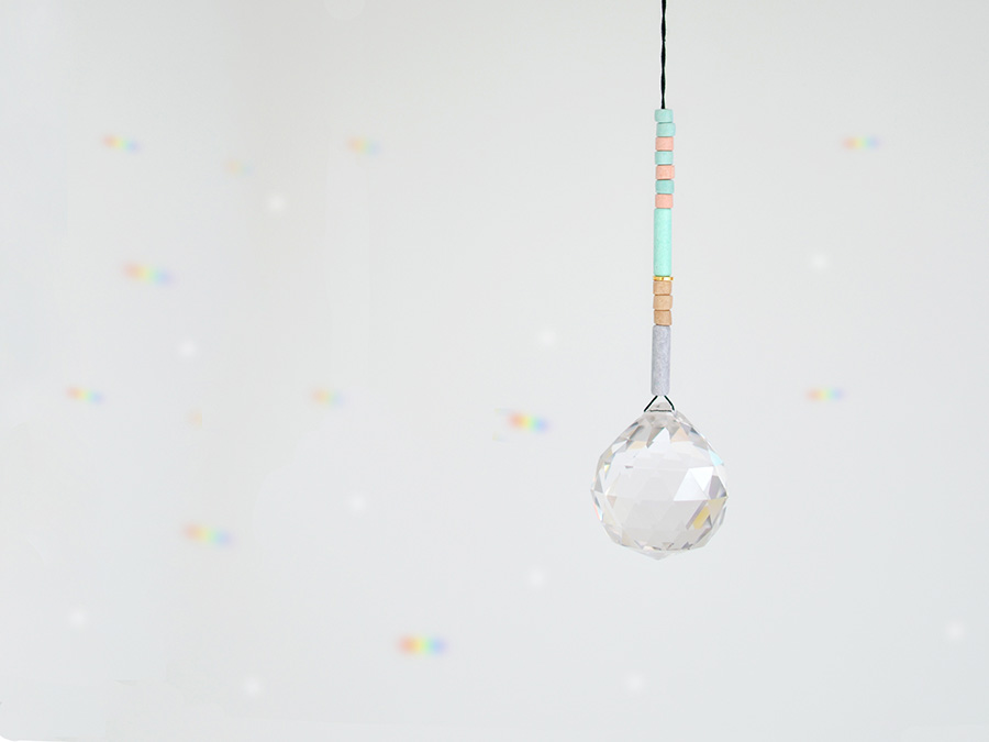 Renna Deluxe SUNCATCHER Grau Beige Mint