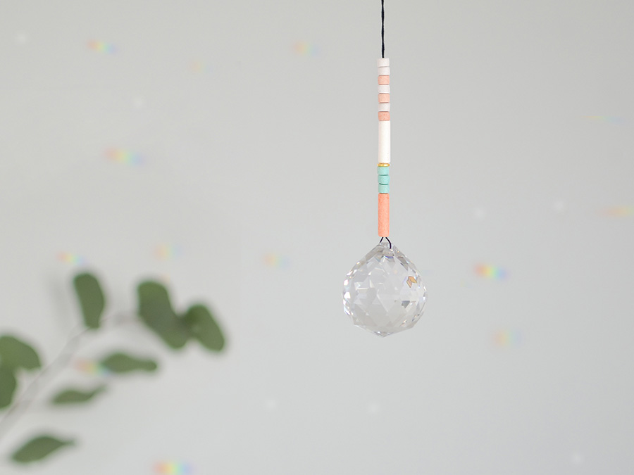 Renna Deluxe SUNCATCHER Korall Mint Weiß